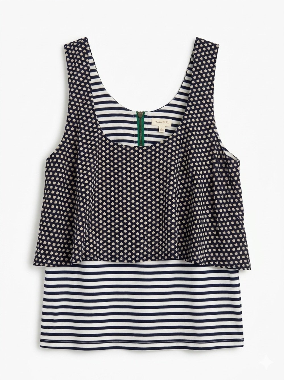 Anthropologie Meadow Rue Throughway Layered Tank Top Women’s Large Indie Y2K